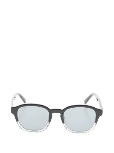 Pre-owned Gucci 2020s Round-frame Sunglasses In Black