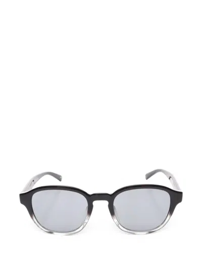 Pre-owned Gucci 2020s Round-frame Sunglasses In Black
