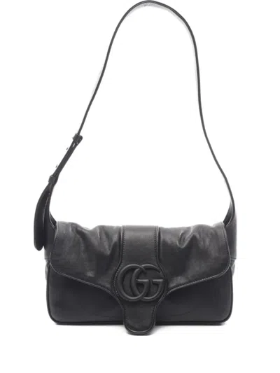 Pre-owned Gucci 2020s Small Aphrodite Shoulder Bag In Black