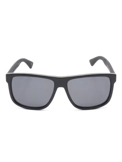 Pre-owned Gucci 2020s Square-frame Sunglasses In Black