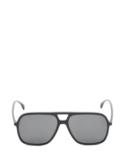Pre-owned Gucci 2020s Square-frame Sunglasses In Black