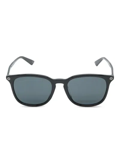 Pre-owned Gucci 2020s Square-frame Sunglasses In Black