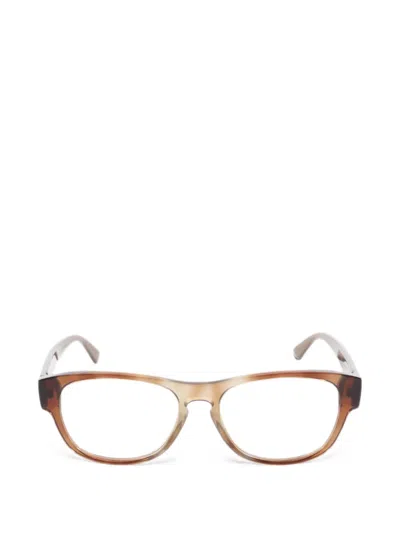 Pre-owned Gucci 2020s Square-frame Glasses In Brown