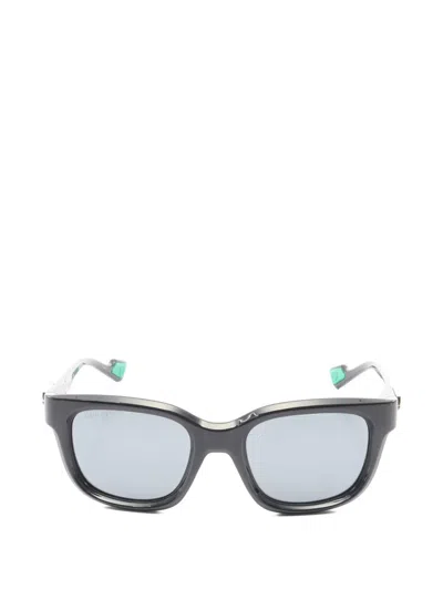 Pre-owned Gucci 2020s Square-frame Sunglasses In Black