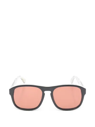 Pre-owned Gucci 2020s Square-frame Sunglasses In Gray