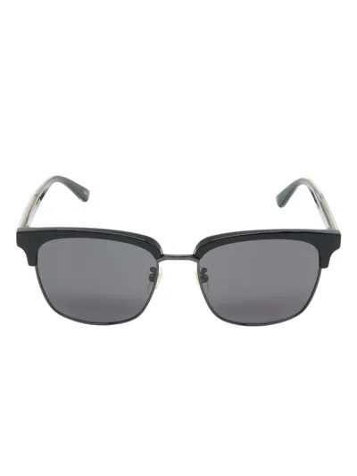 Pre-owned Gucci 2020s Stripe Sunglasses In Black