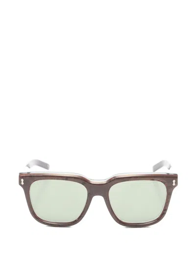 Pre-owned Gucci 2020s Wellington Square-frame Sunglasses In Brown