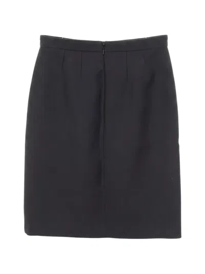 Pre-owned Gucci 2020s Wool Mini Skirt In Black