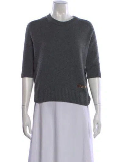 Pre-owned Gucci 2021 Cashmere Sweater W/ Tags In Gray
