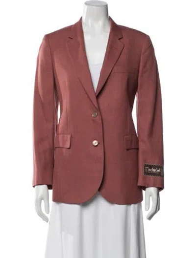 Pre-owned Gucci 2021 Eschatology Blazer In Red