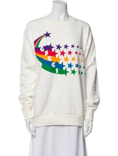Pre-owned Gucci 2021 Graphic Print Sweatshirt W/ Tags In Neutral