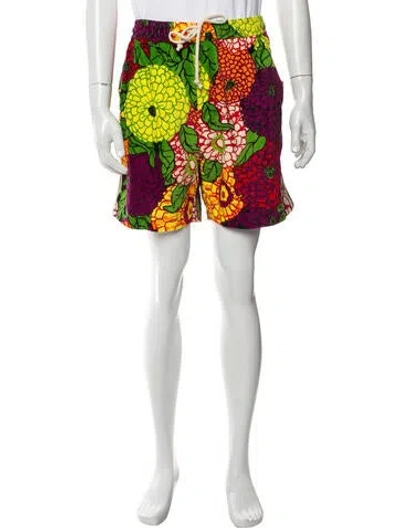 Pre-owned Gucci 2021 Jogger Shorts In Purple