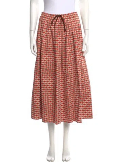 Pre-owned Gucci 2021 Midi Length Skirt In Neutral