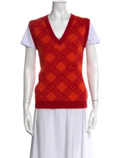 Pre-owned Gucci 2021 Mohair Sweater W/ Tags In Red