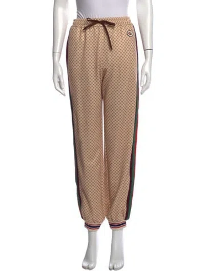 Pre-owned Gucci 2021 Patterned Sweatpants In Neutrals