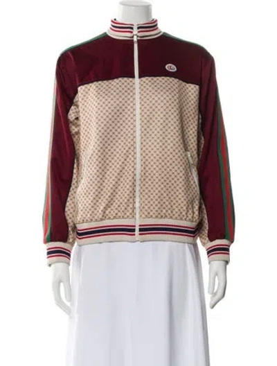 Pre-owned Gucci 2021 Printed Bomber Jacket In Neutral