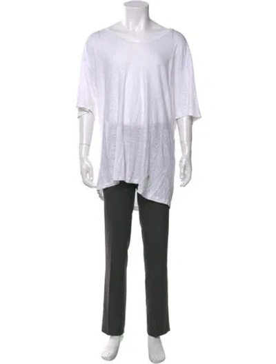 Pre-owned Gucci 2021 Running Gg Logo T-shirt In White