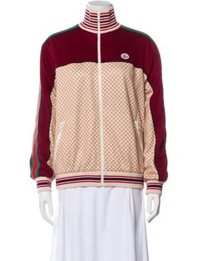 Pre-owned Gucci 2021 Striped Bomber Jacket In Multi