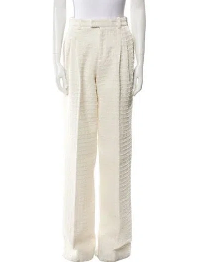 Pre-owned Gucci 2021 Wide Leg Pants In Neutral