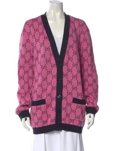 Pre-owned Gucci 2021 Wool Sweater In Pink