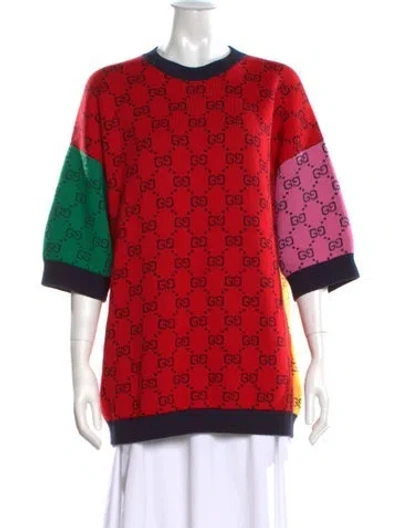 Pre-owned Gucci 2021 Wool Sweater In Red
