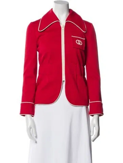 Pre-owned Gucci 2022 Blazer Blazer W/ Tags In Red