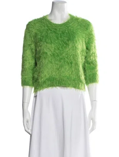 Pre-owned Gucci 2022 Crew Neck Sweater In Green