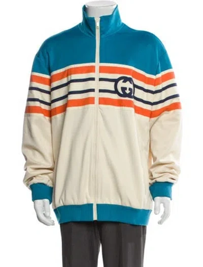 Pre-owned Gucci 2022 Interlocking G Logo Bomber Jacket