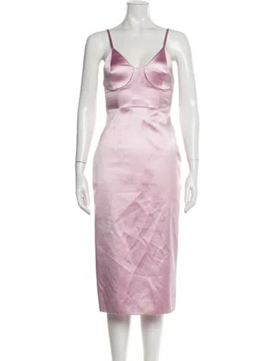 Pre-owned Gucci 2022 Midi Length Dress In Purple