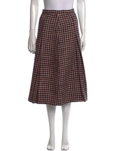 Pre-owned Gucci 2022 Midi Length Skirt In Pink