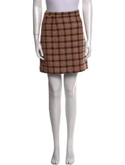 Pre-owned Gucci 2022 Mini Skirt In Neutral