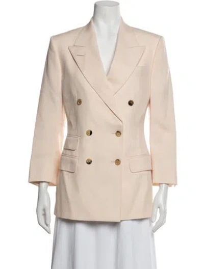 Pre-owned Gucci 2022 Mohair Blazer In Neutrals