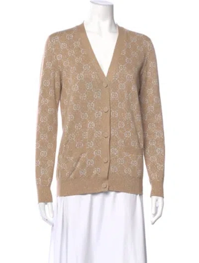 Pre-owned Gucci 2022 Printed Sweater In Neutral