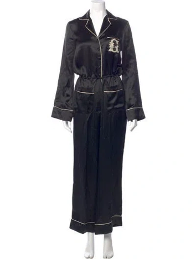 Pre-owned Gucci 2022 Silk Jumpsuit In Blue