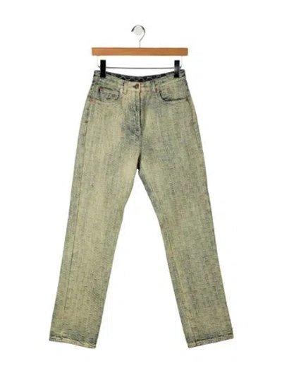 Pre-owned Gucci 2022 Straight Leg Jeans In Blue