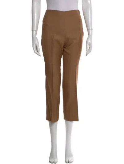 Pre-owned Gucci 2022 Straight Leg Pants In Brown