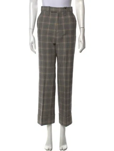 Pre-owned Gucci 2022 Straight Leg Pants In Grey/neutrals