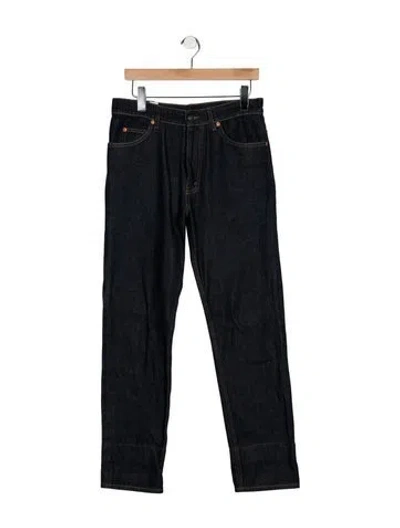Pre-owned Gucci 2022 Straight-leg Jeans In Blue
