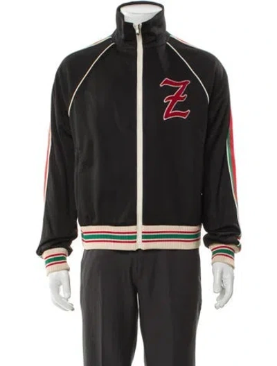 Pre-owned Gucci 2022 Web Accent Jacket W/ Tags In Black