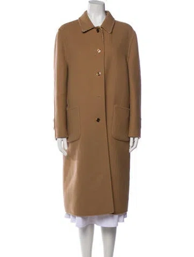 Pre-owned Gucci 2022 Wool Peacoat In Neutral