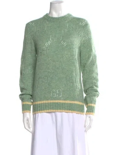 Pre-owned Gucci 2022 Wool Sweater In Green
