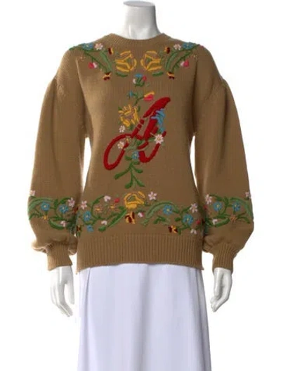 Pre-owned Gucci 2022 Wool Sweater In Neutrals