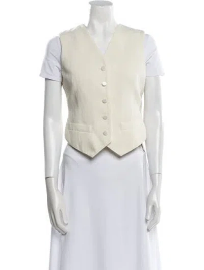 Pre-owned Gucci 2022 Wool Vest In Neutral