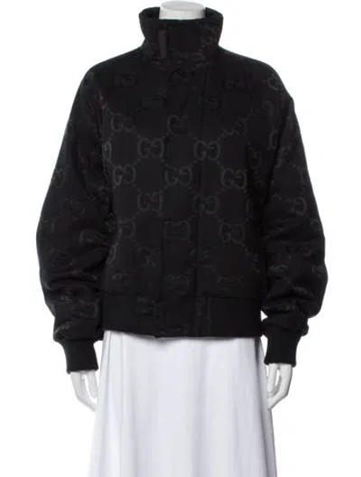 Pre-owned Gucci 2023 Bomber Jacket In Black