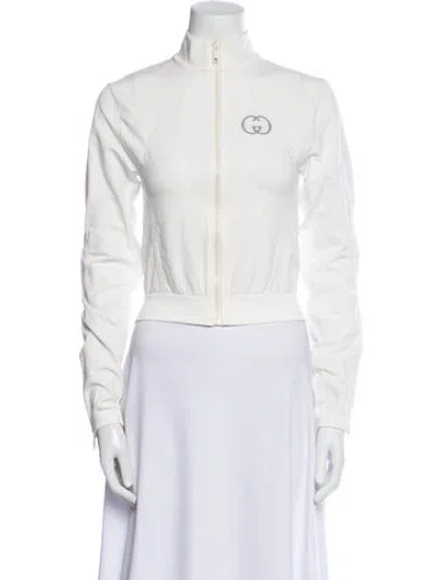 Pre-owned Gucci 2023 Bomber Jacket In Neutral