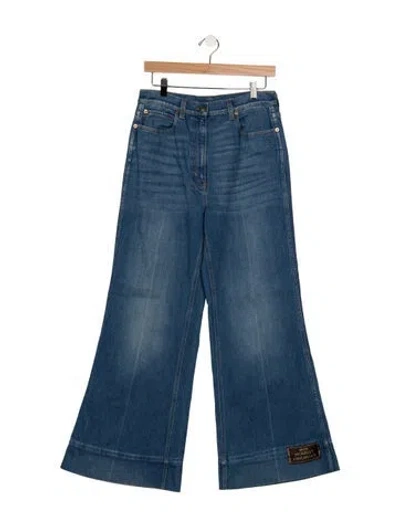 Pre-owned Gucci 2023 Flared Jeans In Blue