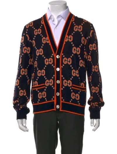 Pre-owned Gucci 2023 Gg Logo Cardigan W/ Tags