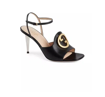 Pre-owned Gucci 2023  Blondie Heels Sandals Shoes Black Size 40 $ 41 $1100