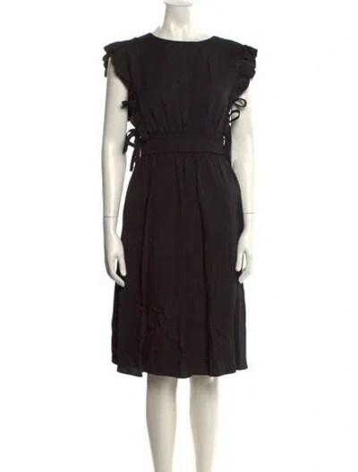 Pre-owned Gucci 2023 Midi Length Dress W/ Tags In Black
