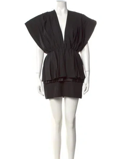 Pre-owned Gucci 2023 Mini Dress In Black